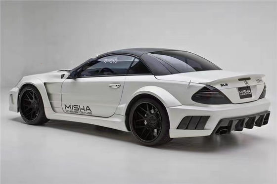 Para Mercedes SL R230 Kit de cuerpo ancho SL R230 Kit de cuerpo ancho mejorado estilo Misha delantero y trasero
