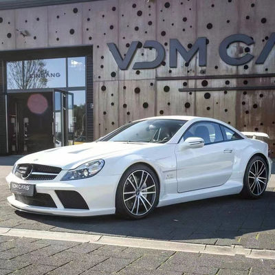 Para Mercedes SL R230 Kit de cuerpo ancho SL R230 Modernizado BS estilo delantero y trasero Bumper Spoiler Widebody Kit