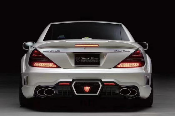 Para Mercedes SL R230 Kit de cuerpo ancho SL R230 Kit de cuerpo ancho de empujones delanteros y traseros de estilo WD mejorado
