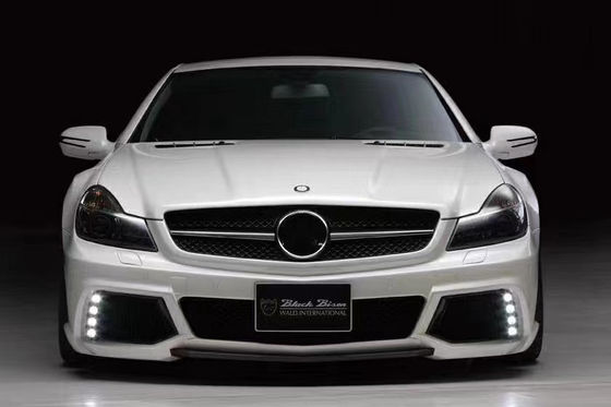 Para Mercedes SL R230 Kit de cuerpo ancho SL R230 Kit de cuerpo ancho de empujones delanteros y traseros de estilo WD mejorado