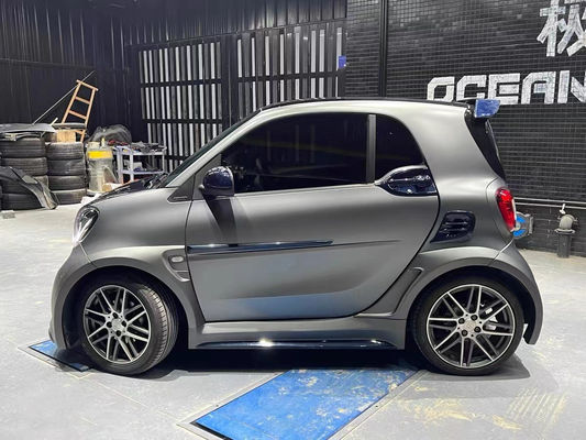 Para Mercedes SMART Kit de cuerpo de fibra de carbono SMART actualiza el estilo MSY de fibra de carbono delantero del difundidor de labios spoiler widebody Kit