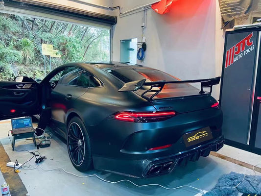 Para Mercedes-Benz AMG GT50 GT63 Spoiler de fibra de carbono AMG GT50 GT63 Ala de spoiler de fibra de carbono mejorada al estilo RT900