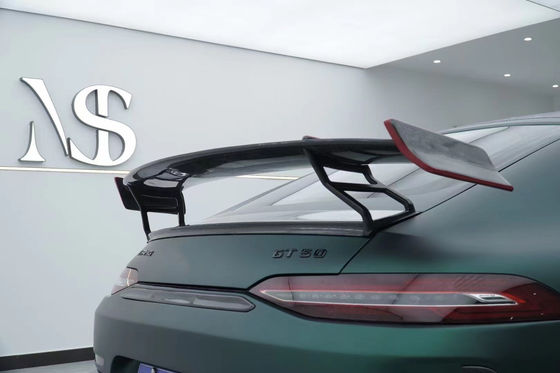 Para Mercedes-Benz AMG GT50 GT63 Spoiler de fibra de carbono AMG GT50 GT63 Ala de spoiler de fibra de carbono mejorada al estilo RT900