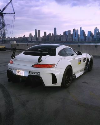 Para Mercedes AMG GT Kit de cuerpo ancho de fibra de carbono