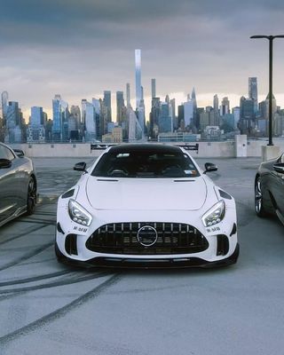Para Mercedes AMG GT Kit de cuerpo ancho de fibra de carbono