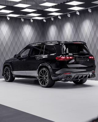 Para el Mercedes X167 GLS450 Kit de cuerpo de fibra de carbono GLS Upgrade BS estilo delantero de labio difusor spoiler widebody Kit
