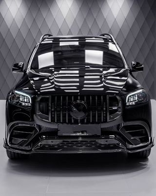 Para el Mercedes X167 GLS450 Kit de cuerpo de fibra de carbono GLS Upgrade BS estilo delantero de labio difusor spoiler widebody Kit
