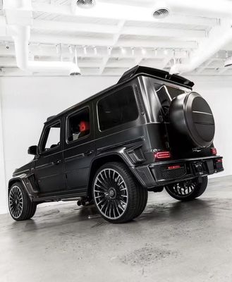 W464 G500 G63 Mercedes Body Kit G800 Estilo delantero del coche parachoques spoiler Arcos de ruedas