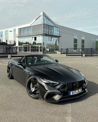 SL63 Mercedes Benz SL Body Kit 2015 - 2016 BS Style Hood Spoiler Difusor de labios delantero